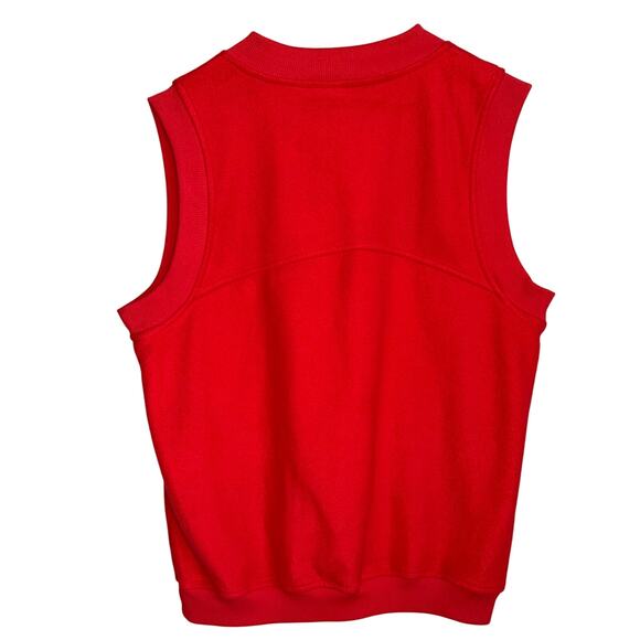 Vintage 90s Nike Golf Red Fleece Vest Men’s XL Payless Celebrity Classic - Picture 3 of 7